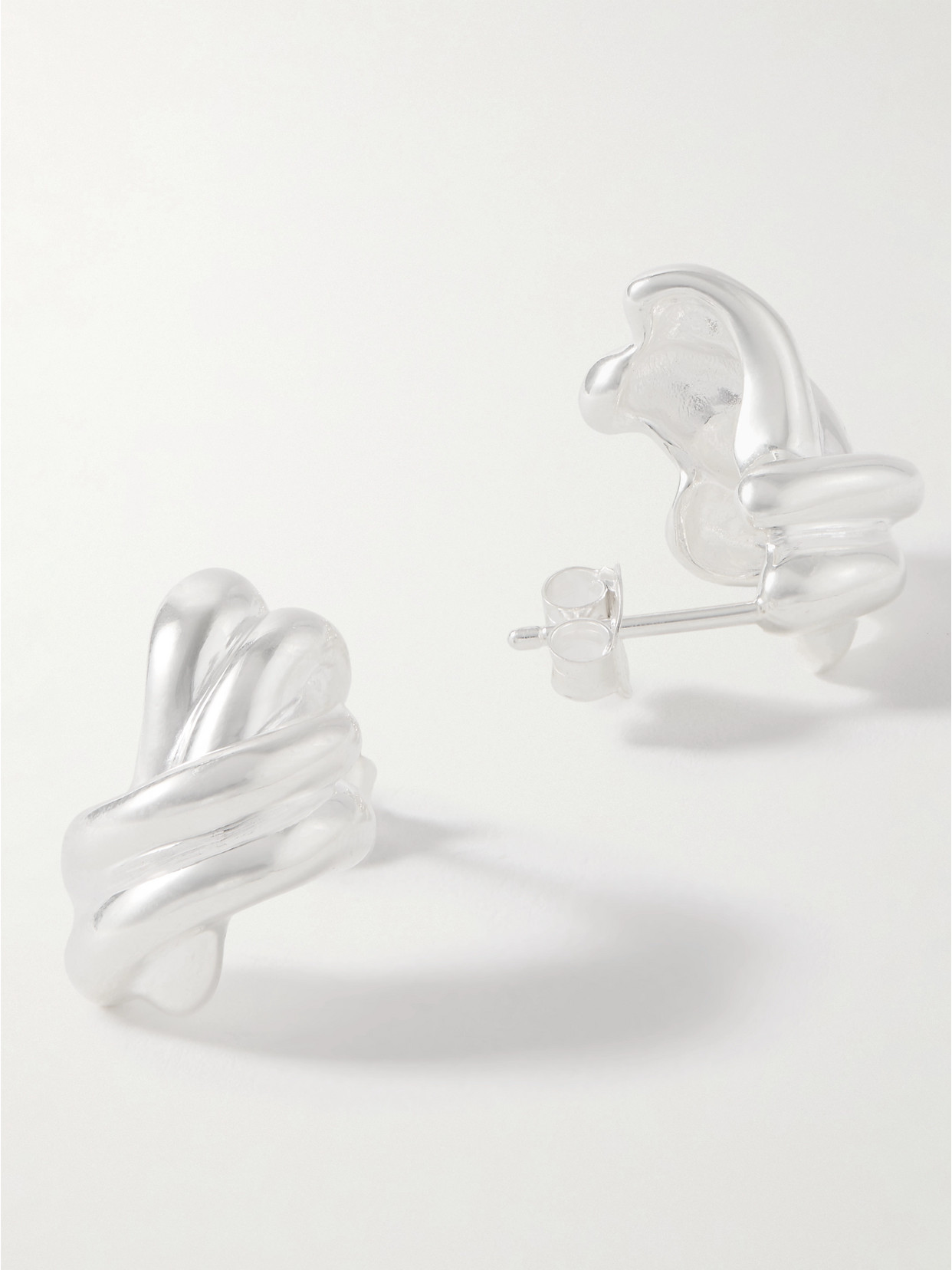 COMPLETEDWORKS KETTLE RECYCLED SILVER EARRINGS