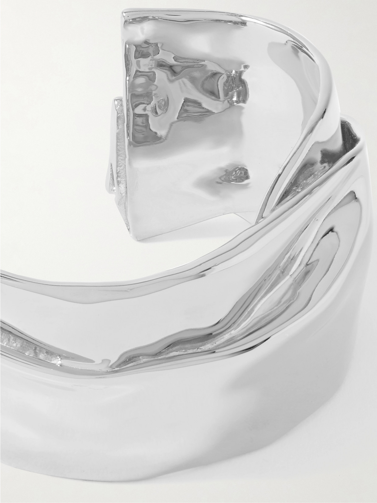 COMPLETEDWORKS RIDGE SILVER-PLATED CUFF