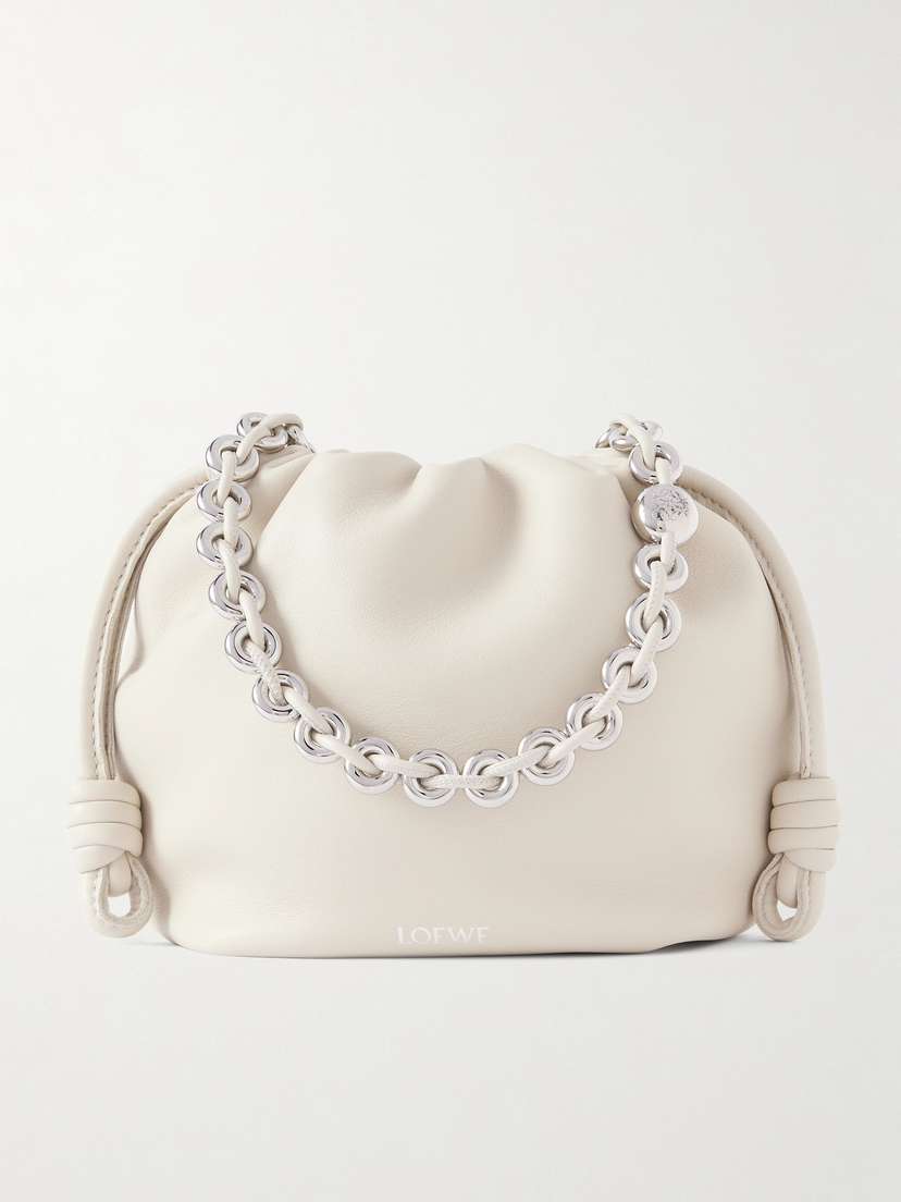 Loewe Flamenco Mini Leather Clutch