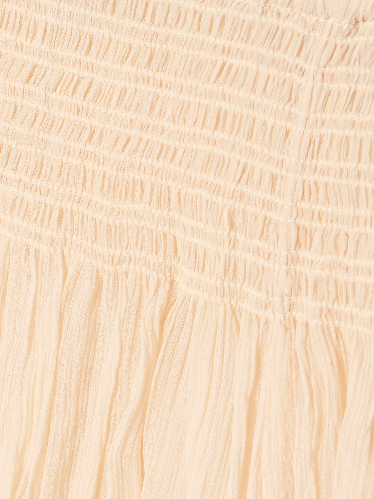 Isabel Marant Maelly Shirred Silk-crepon Shorts In Neutrals