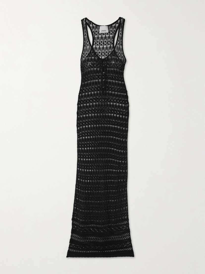 Isabel Marant Pernille Crocheted Cotton-blend Maxi Dress