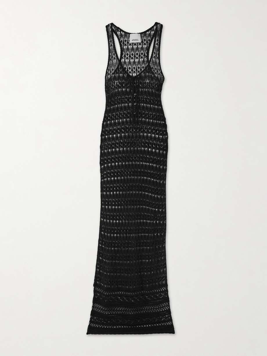 pernille crocheted cotton-blend maxi dress
