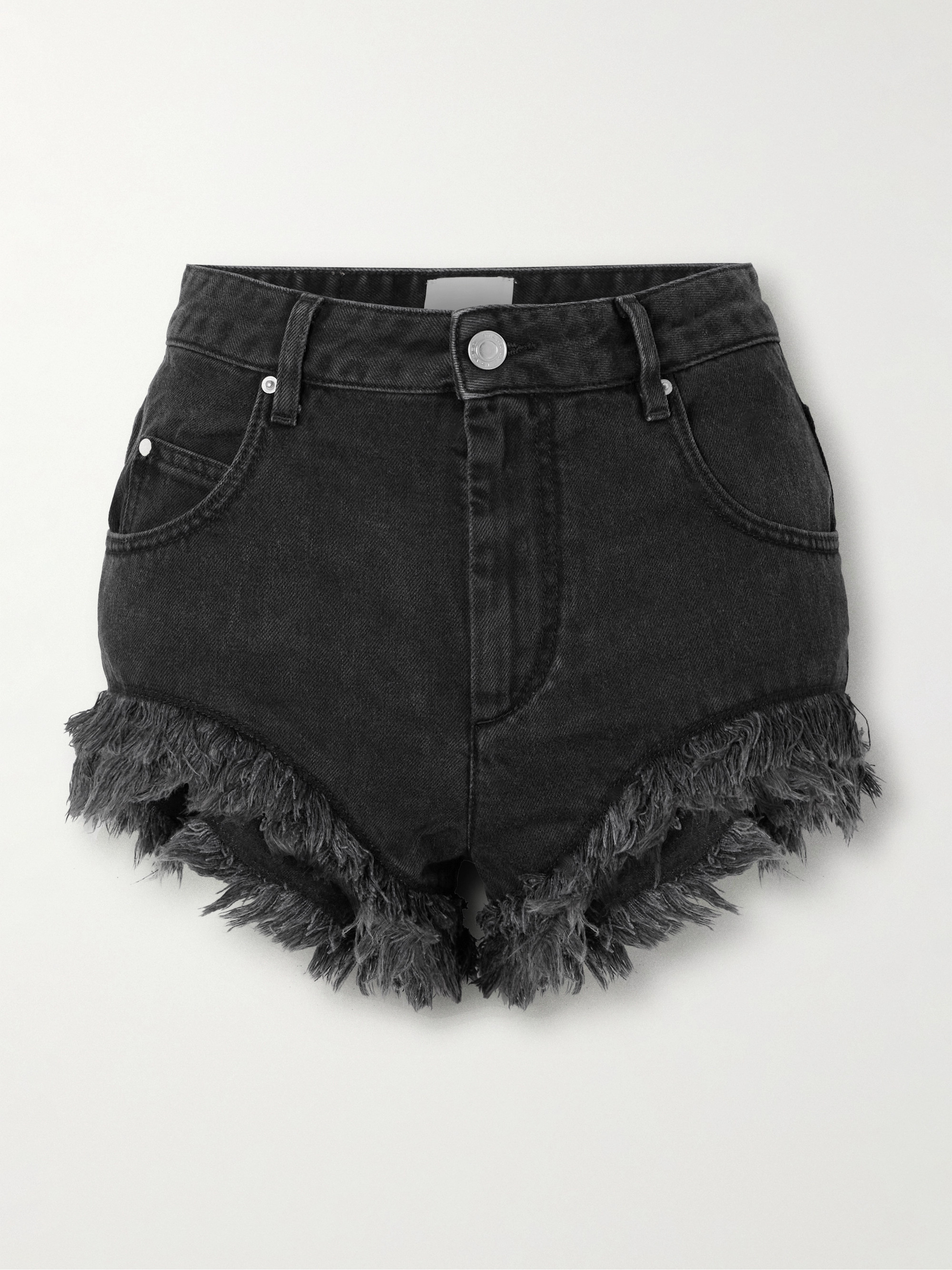 Isabel Marant Eneidao fringed denim shorts