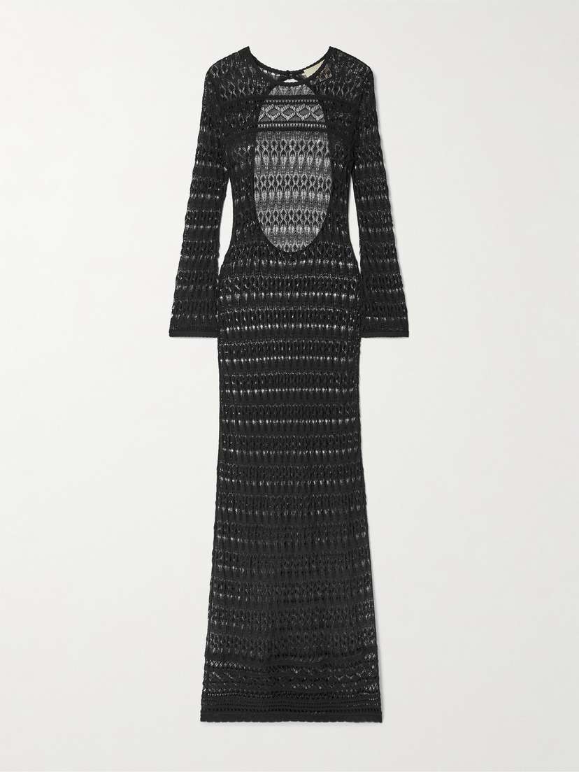 Isabel Marant Paloma Open-back Crocheted Cotton-blend Maxi Dress