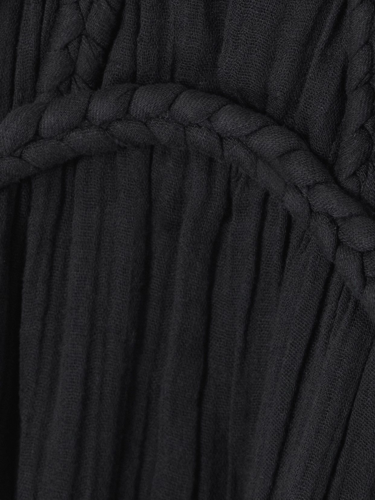Shop Isabel Marant Joya Open-back Braided Cotton-gauze Maxi Dress In Black