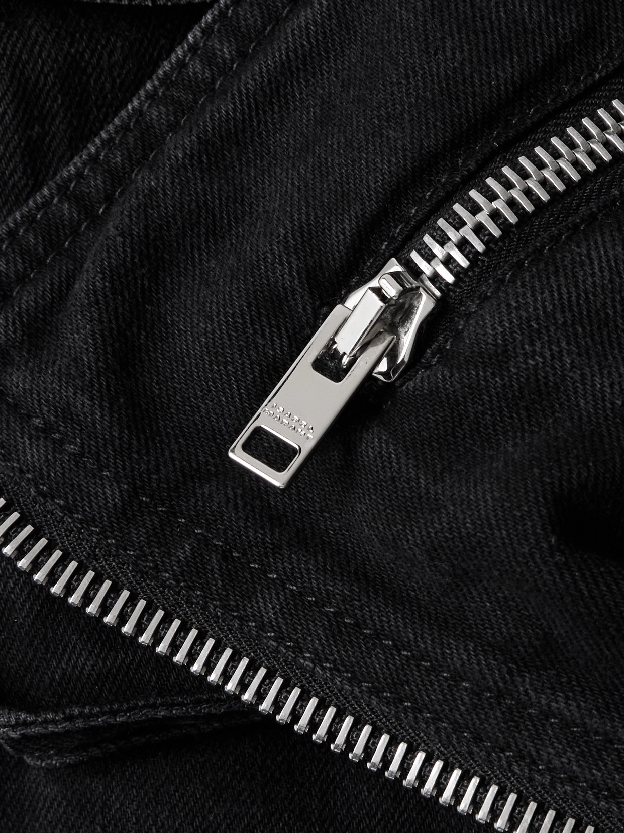 Isabel Marant Giubbino Aneli In Denim Nero Donna In Black