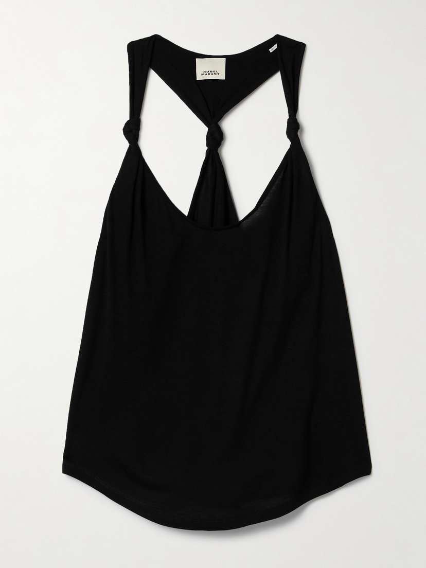 Isabel Marant Elody Knotted Jersey Tank