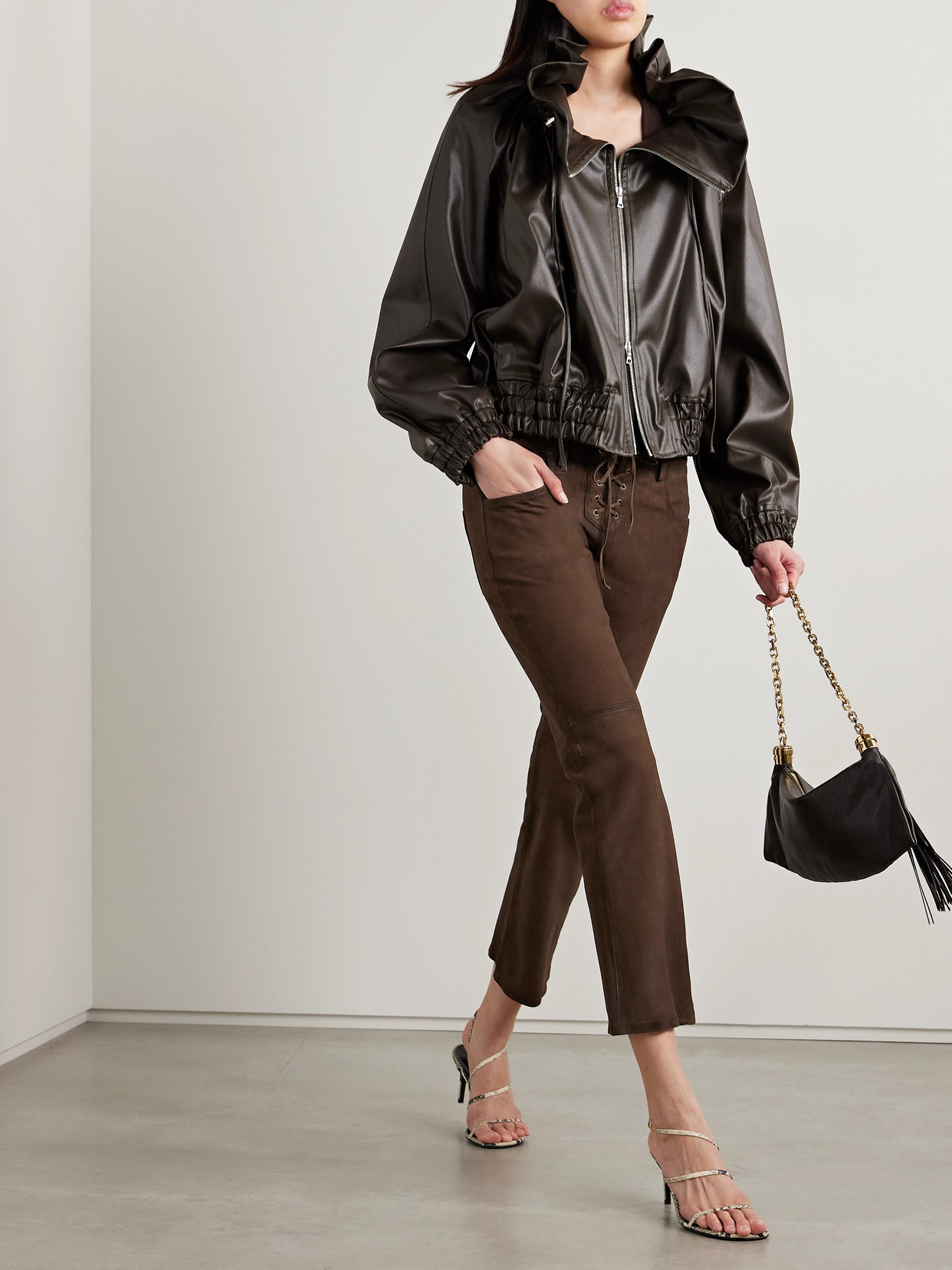 Isabel Marant Brown Vanel Trousers In Brown