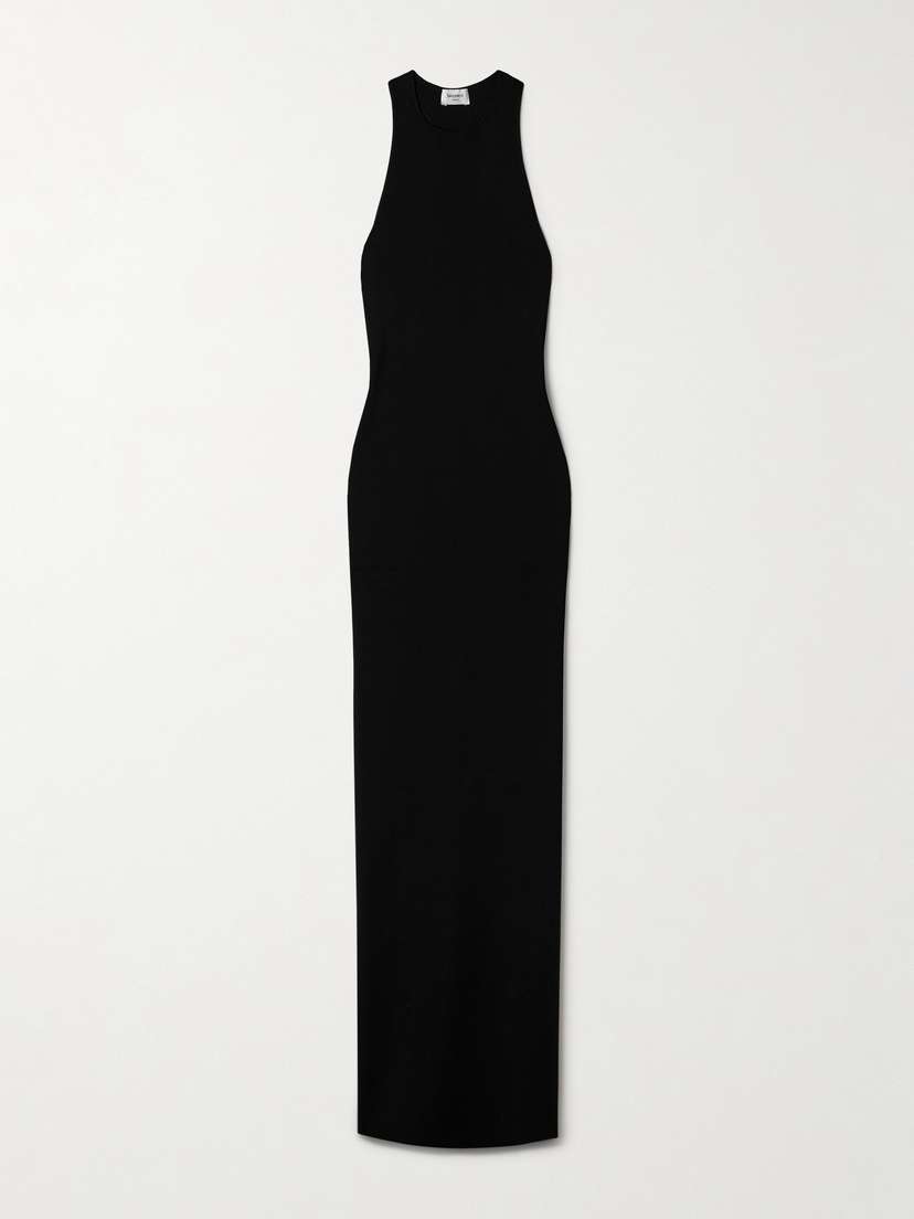 Saint Laurent Stretch-knit Maxi Dress