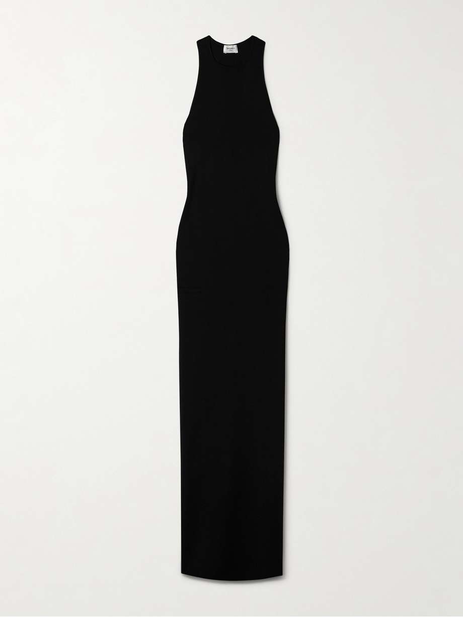 stretch-knit maxi dress