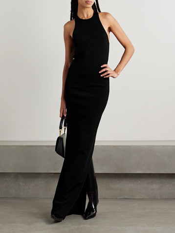 Saint Laurent Stretch-knit maxi dress