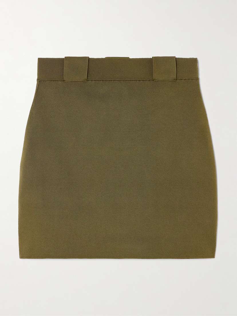 Saint Laurent Silk-blend Mini Skirt