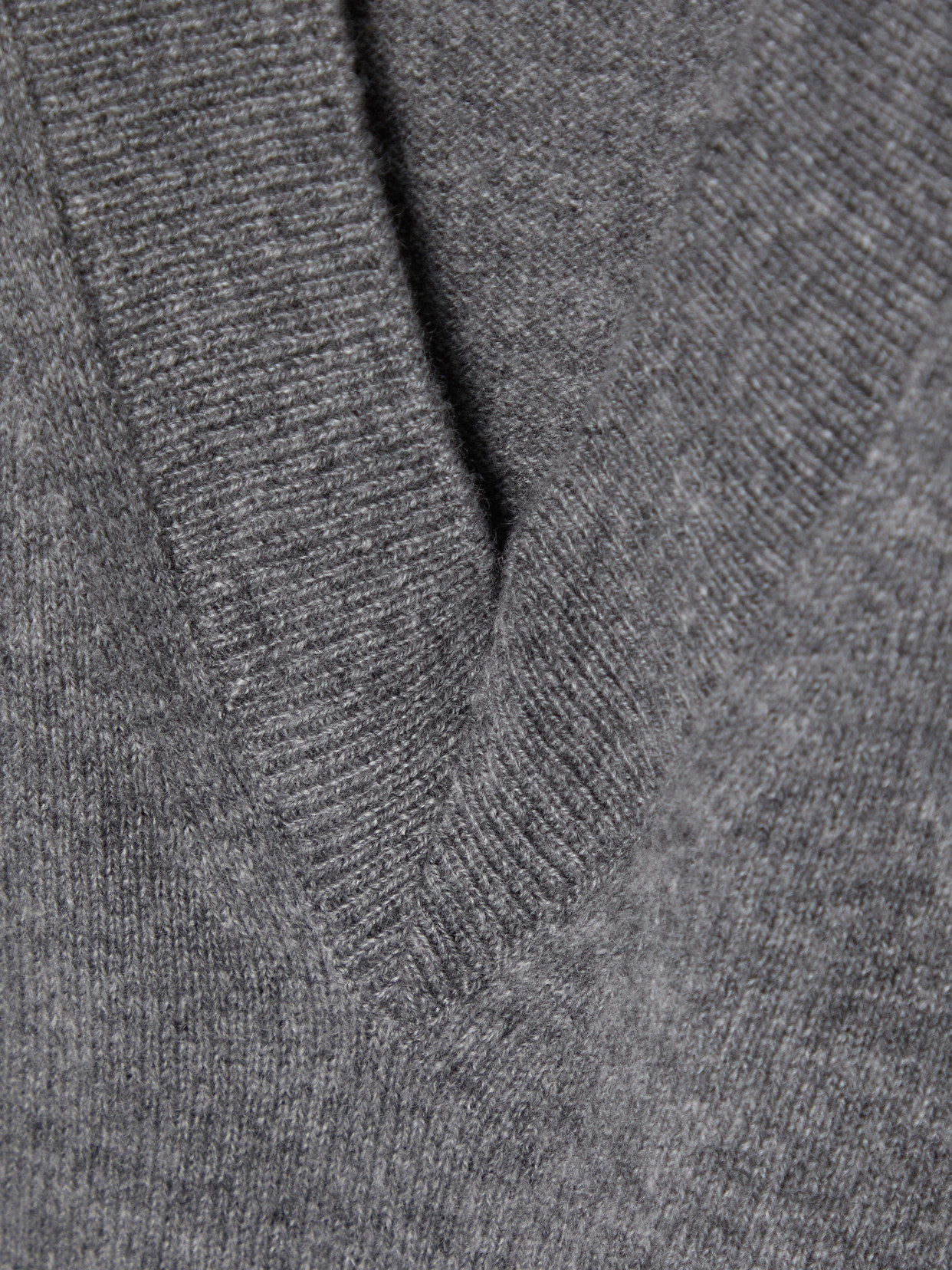 Saint Laurent Wool Sweater In Gray