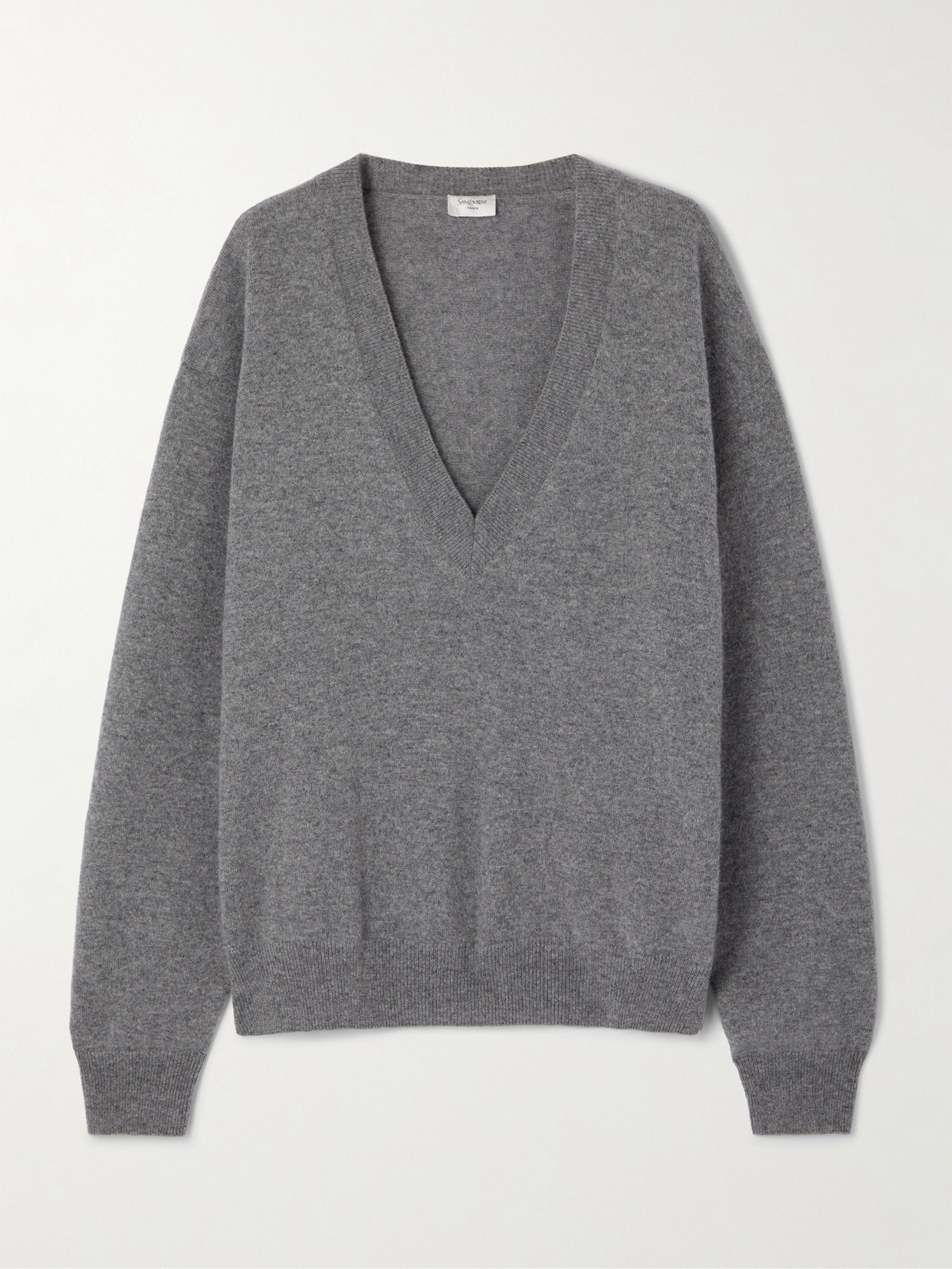 SAINT LAURENT - Wool Sweater - Gray