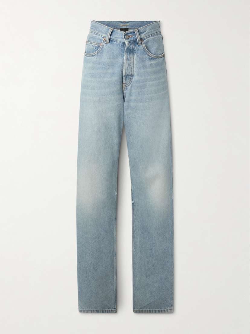 Saint Laurent High-rise Wide-leg Jeans