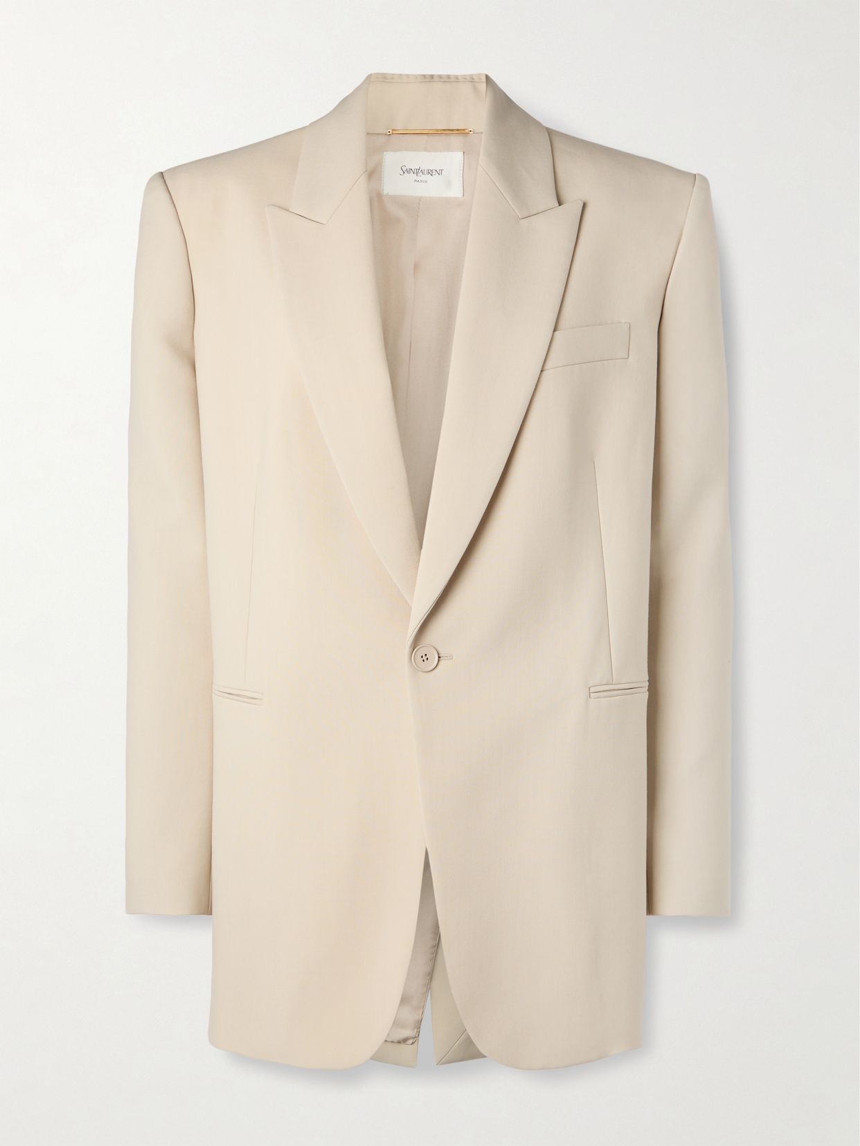 Oversized wool blazer