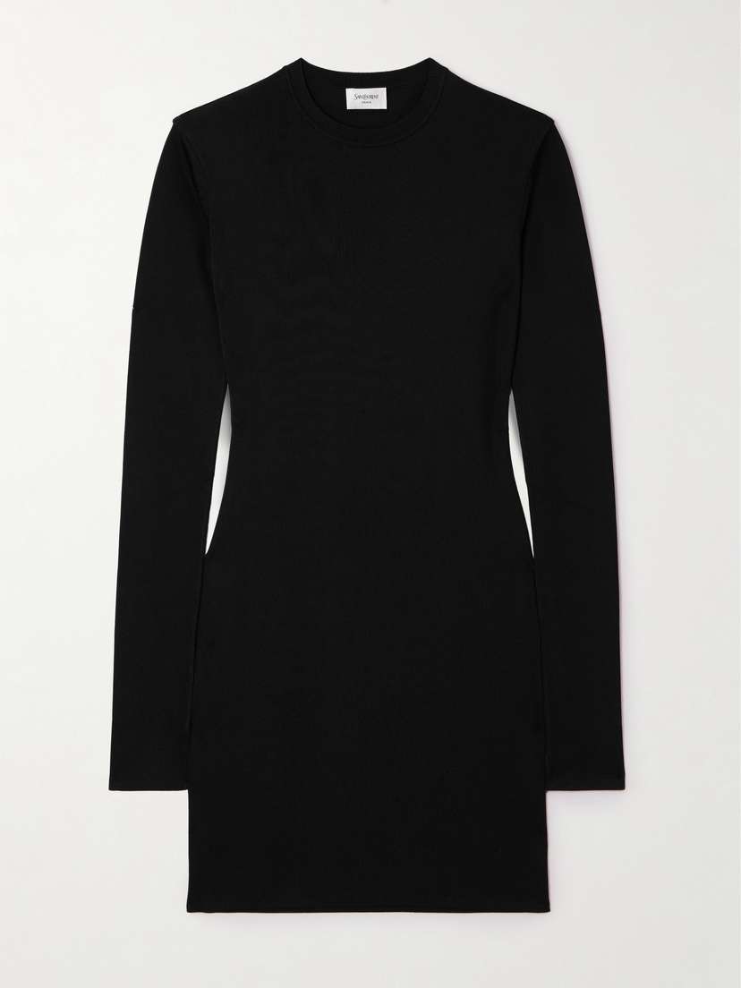 Saint Laurent Knitted Mini Dress