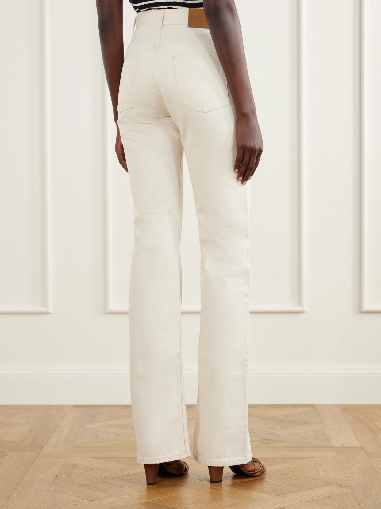 High-Rise Bootcut Jeans