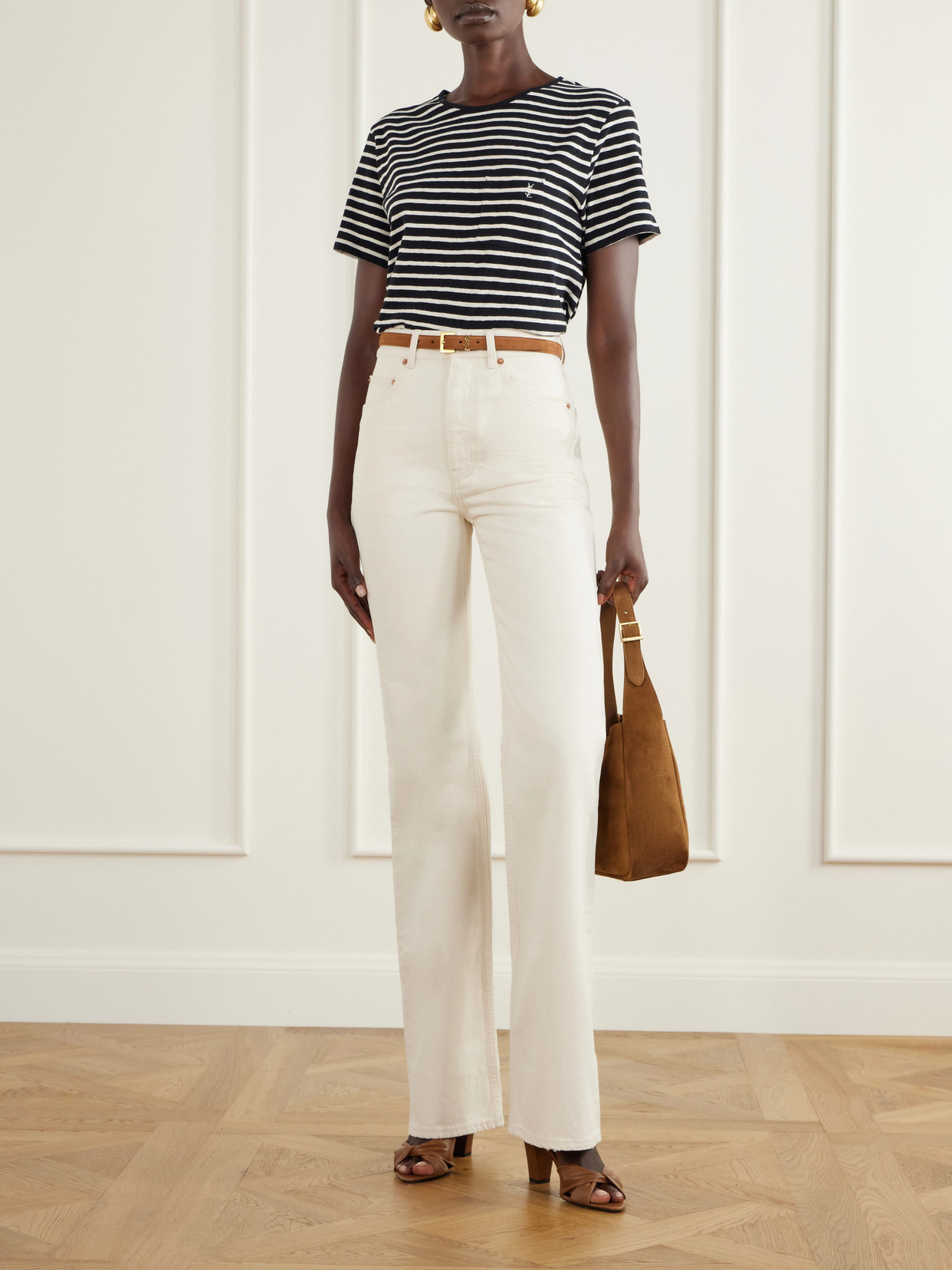 High-Rise Bootcut Jeans