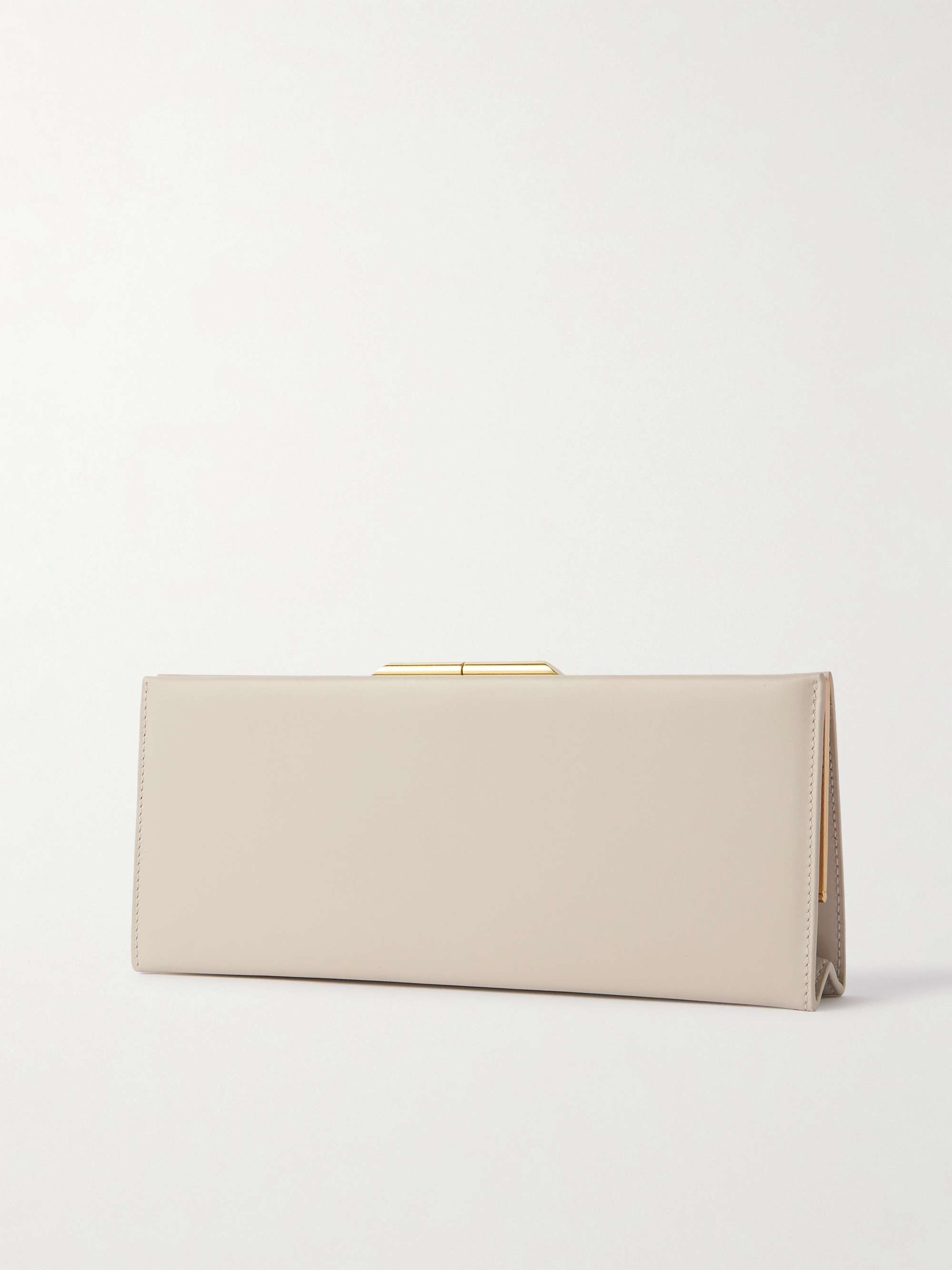 SAINT LAURENT Leather clutch