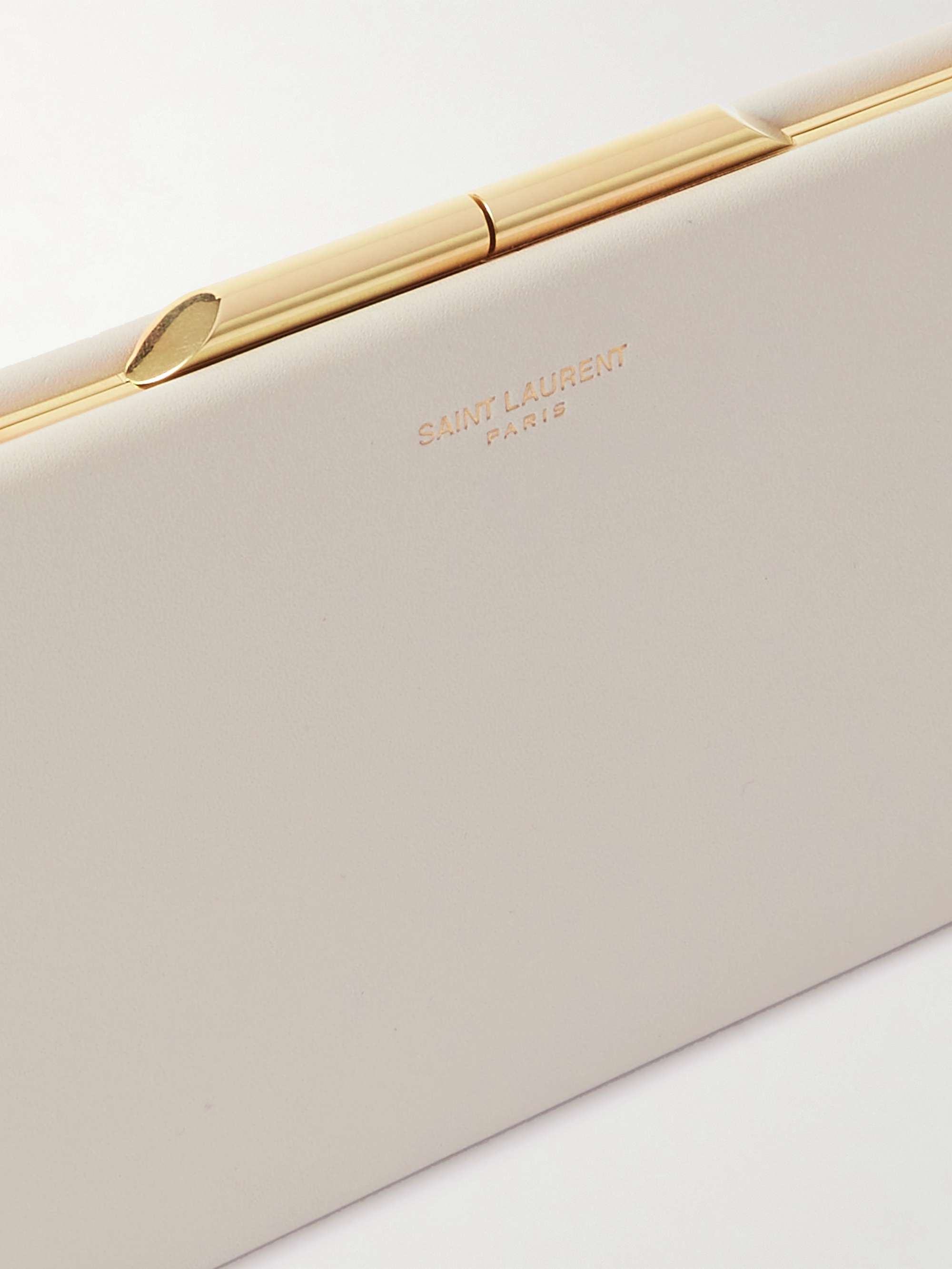 SAINT LAURENT Leather clutch