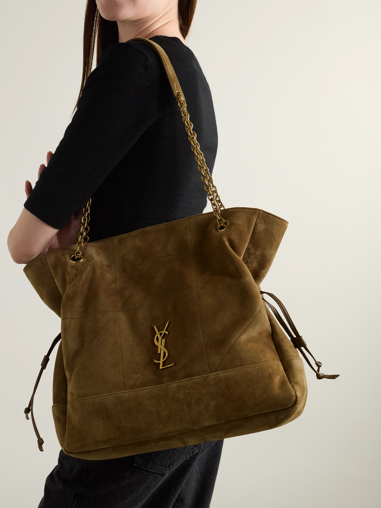 Jamie Shopping Quilted Shoulder Bag