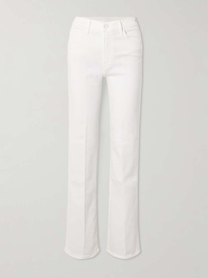 Mother The Kick It High-rise Straight-leg Jeans