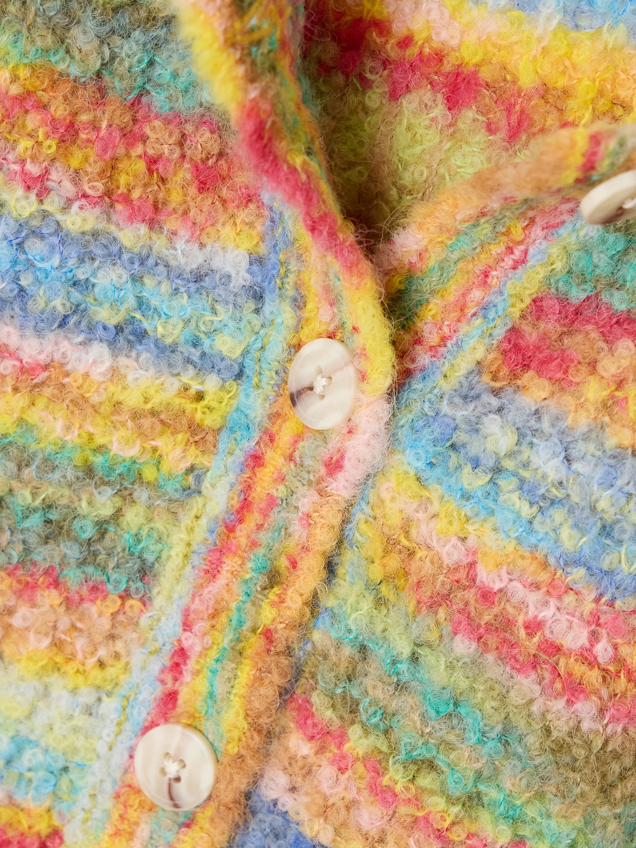 MOTHER CROPPED ALPACA-BLEND CARDIGAN