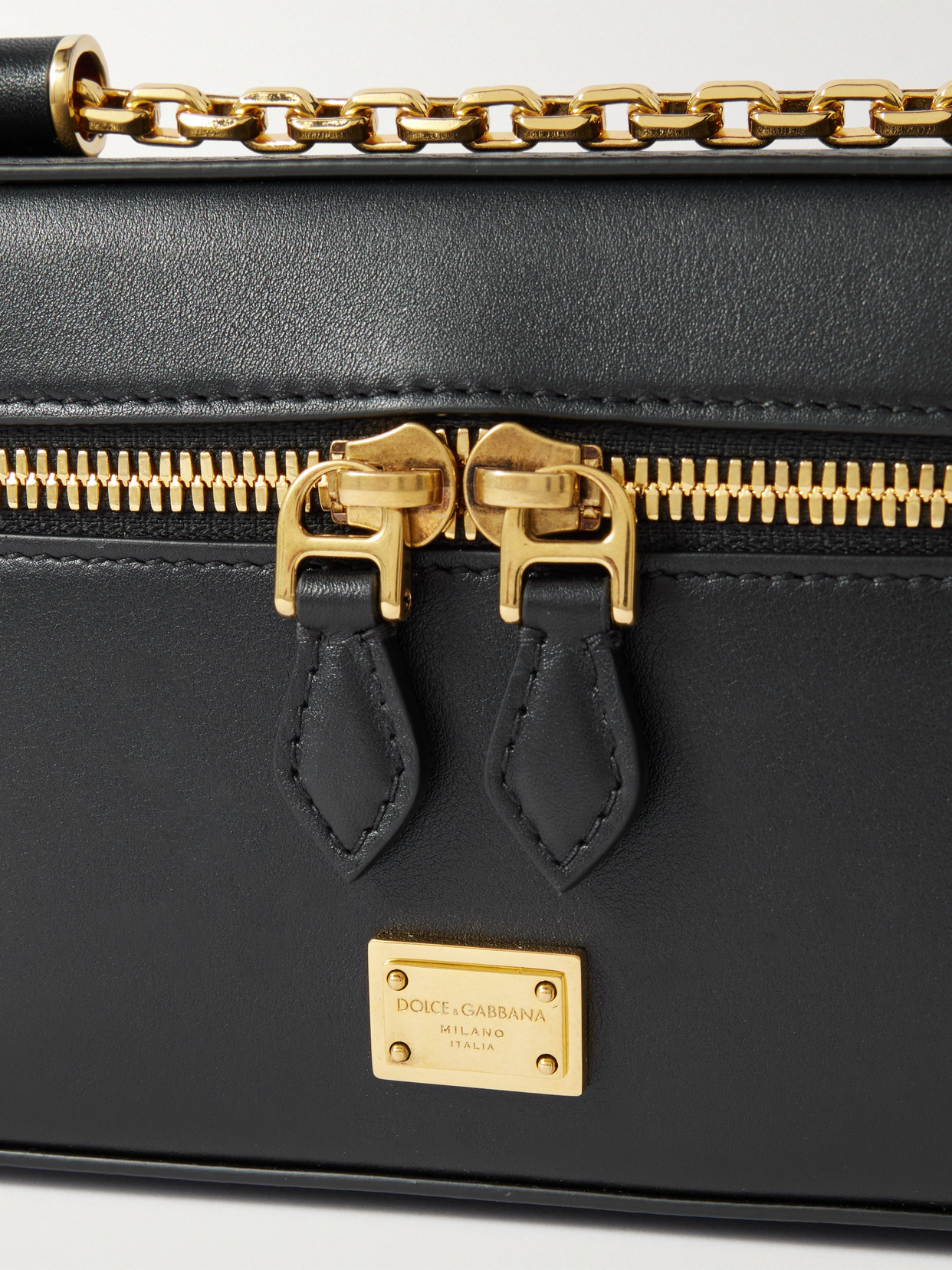 Dolce & Gabbana Borsa A Spalla Sicily In Pelle Nera  Donna In Black