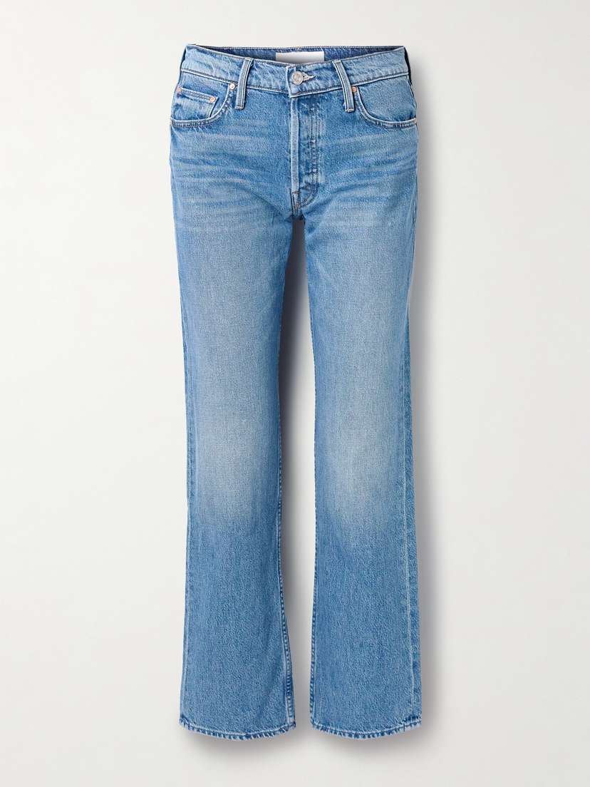 Mother The Smarty Mid-rise Slim-leg Jeans