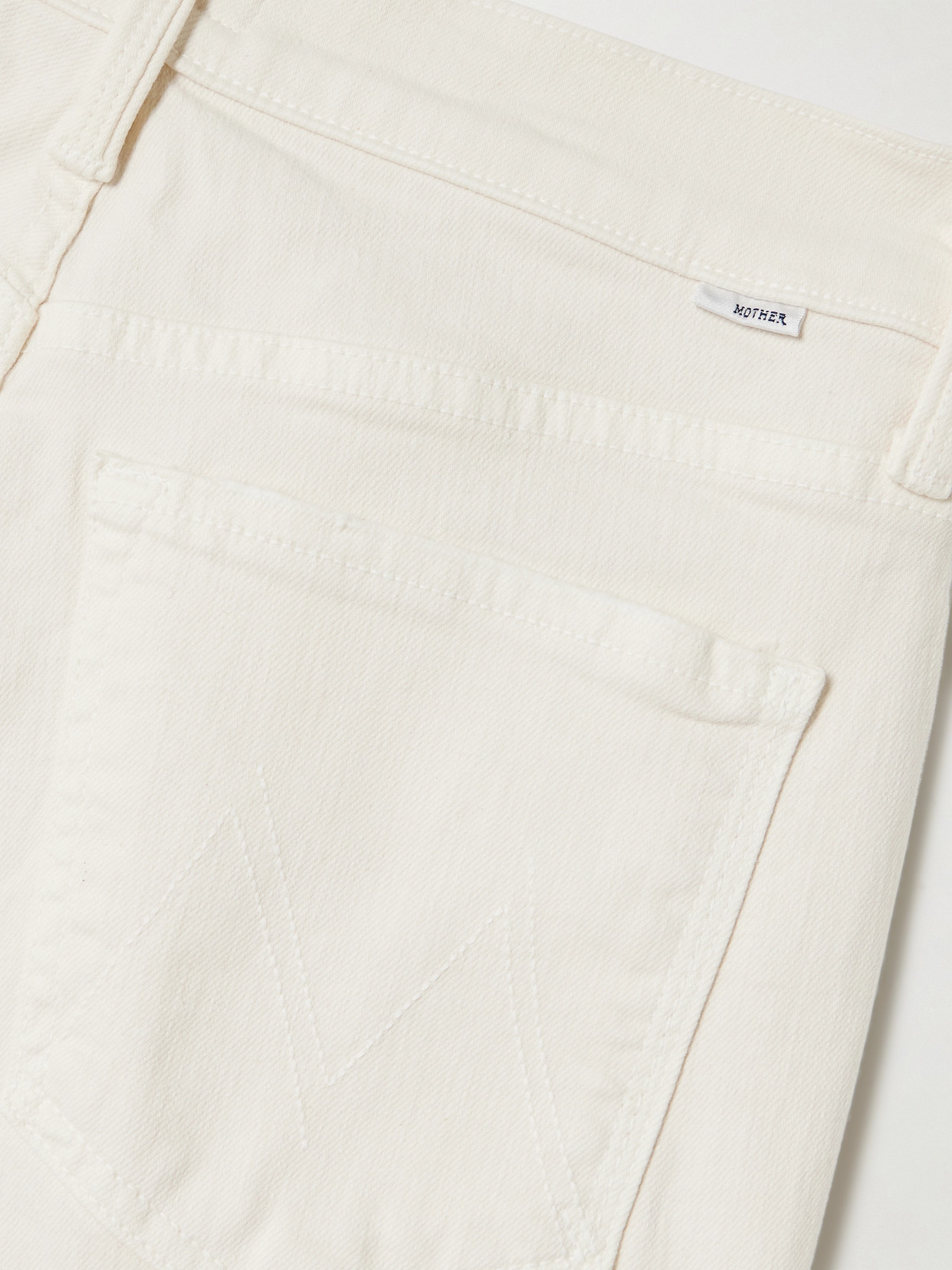 The Rambler Zip Ankle Cropped Straight-Leg Jeans