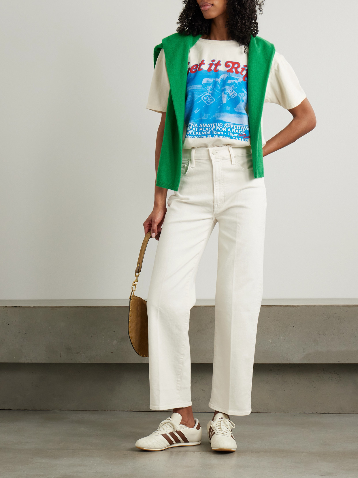 The Rambler Zip Ankle Cropped Straight-Leg Jeans
