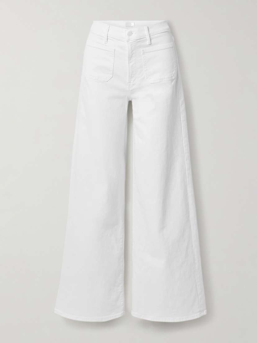 Mother The Patch Pocket Undercover Sneak High-rise Wide-leg Jeans
