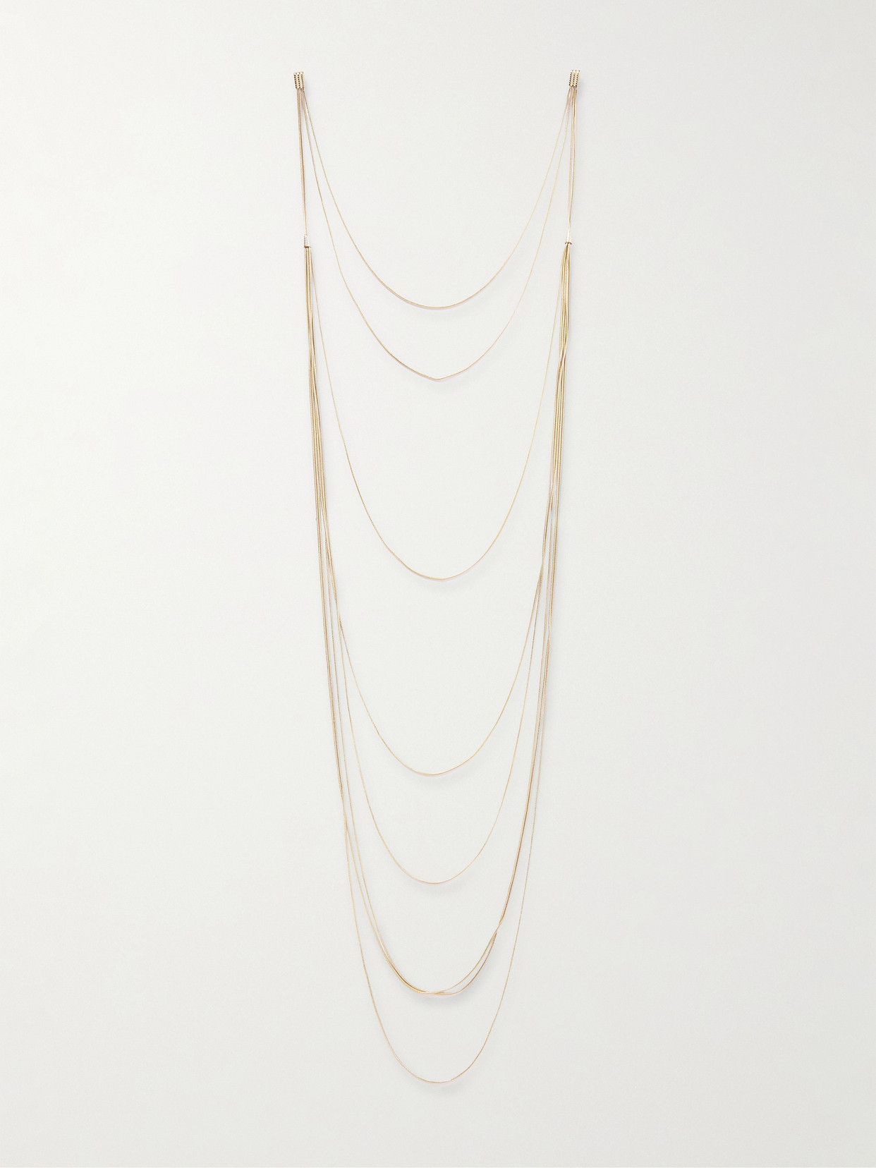 Alaïa Layered Gold-tone Earrings