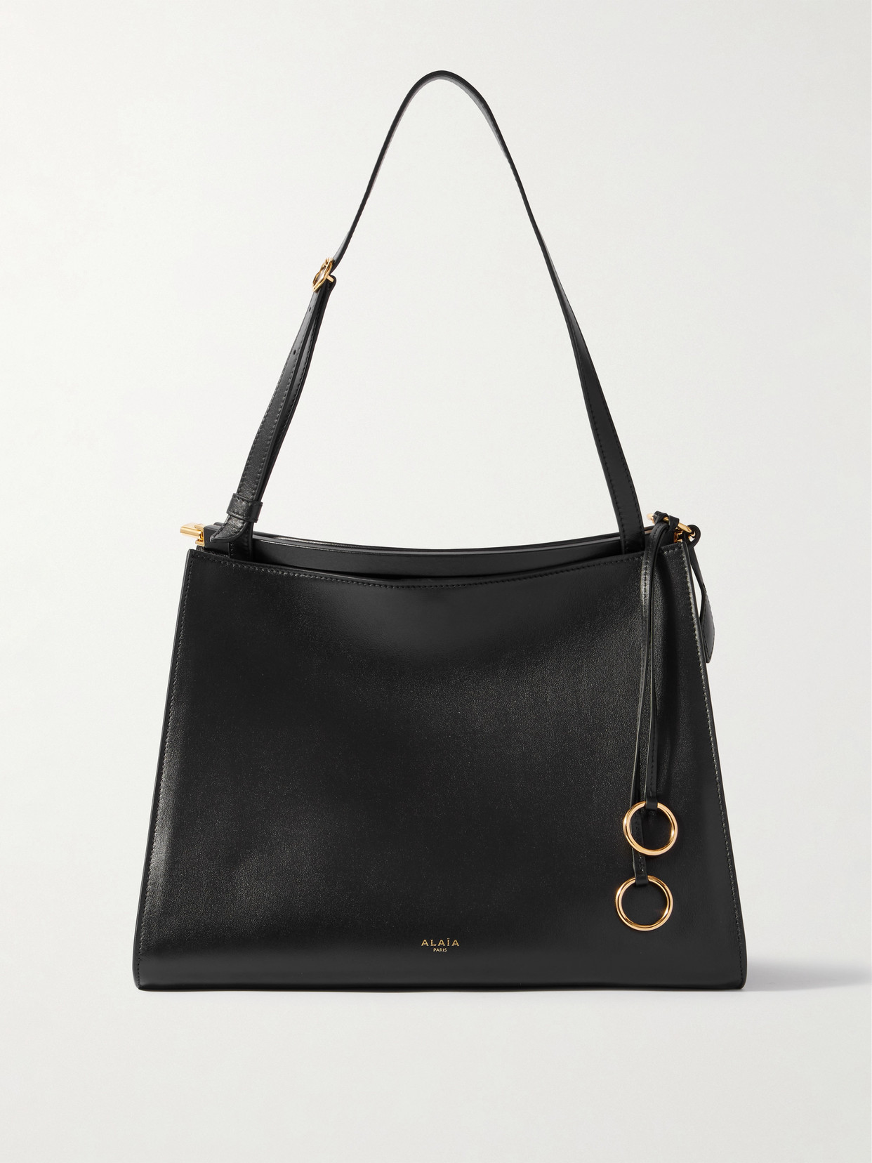 Alaïa - Le Click Medium Leather Shoulder Bag - Black