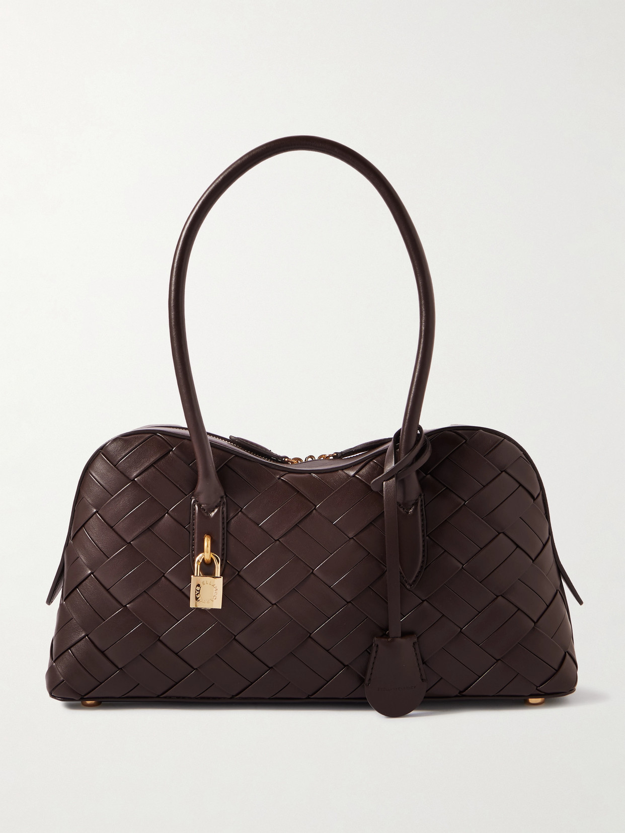 Stella Mccartney Ryder Woven Tote In Brown