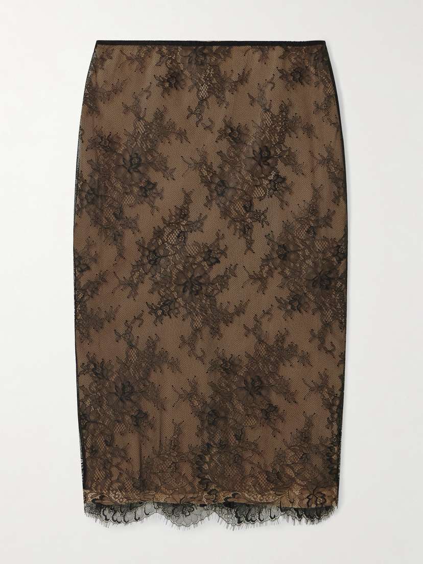 Self-Portrait Lace Skirt