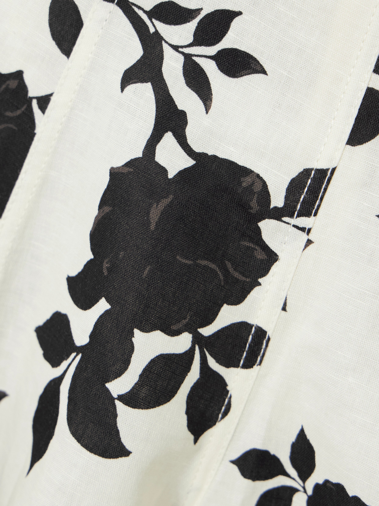 Self-portrait Open-back Bow-detailed Floral-print Linen And Cotton-blend Mini Dress In White