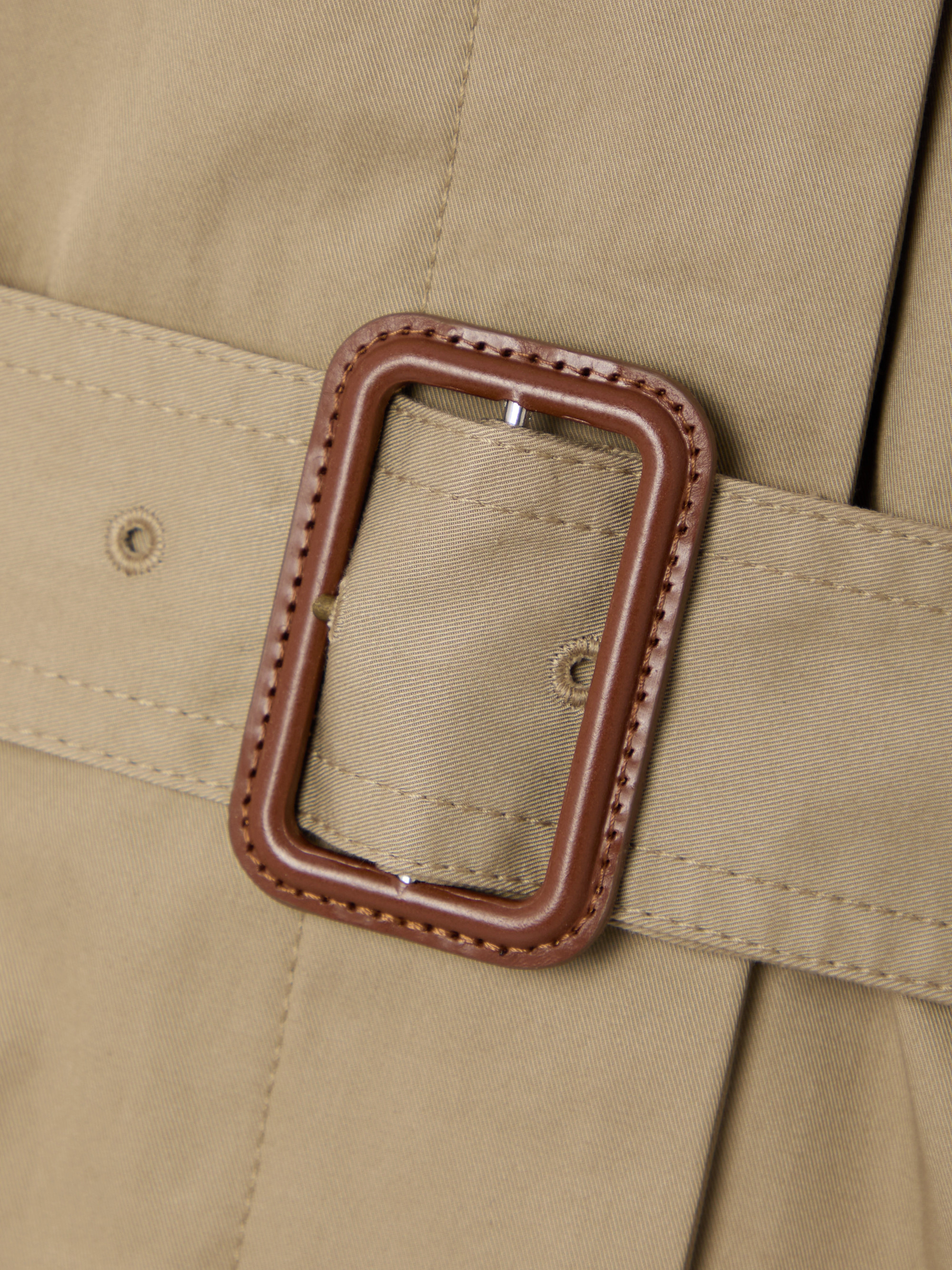 Chloé Belted cotton-gabardine trench coat