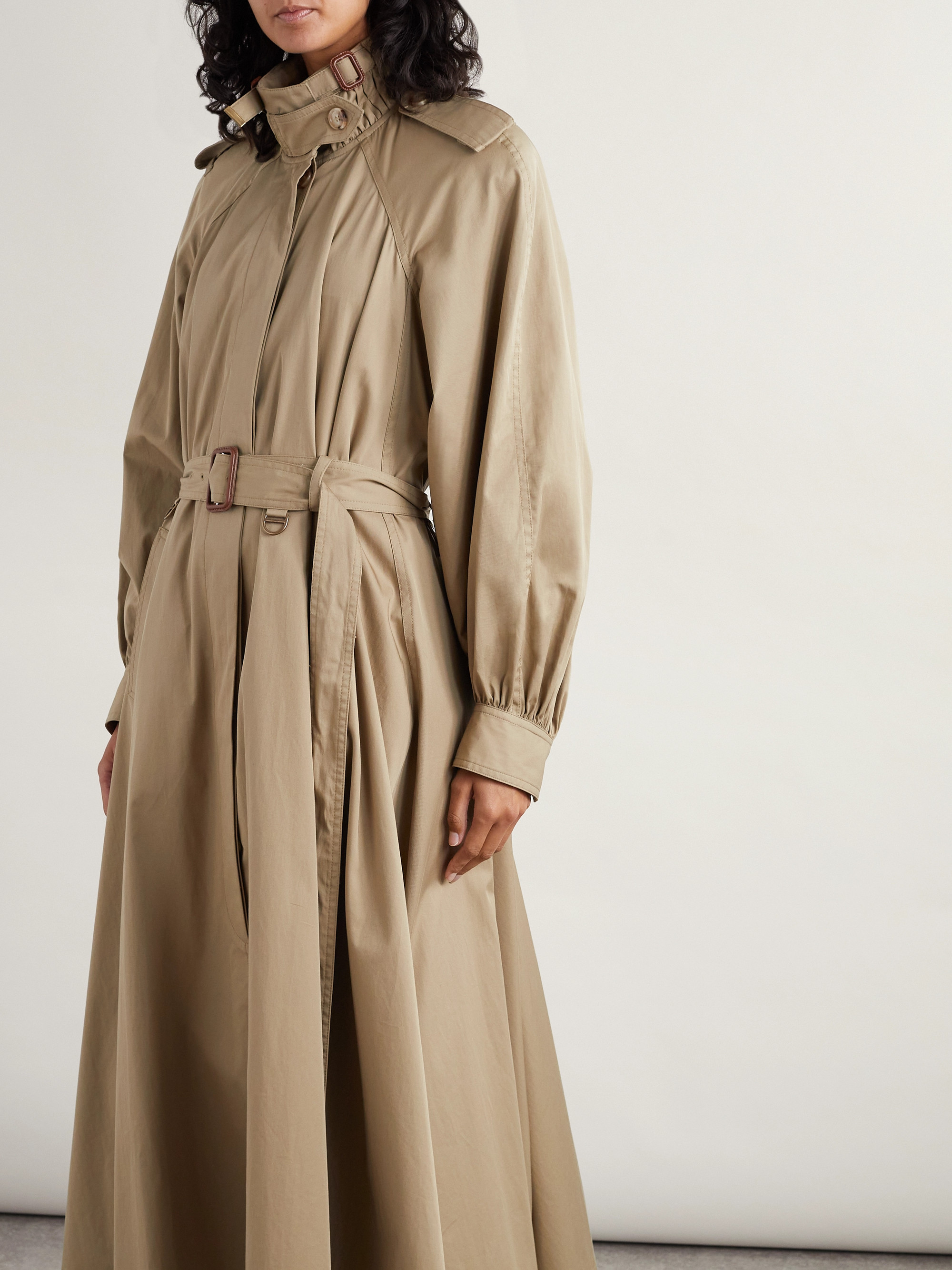 Chloé Belted cotton-gabardine trench coat