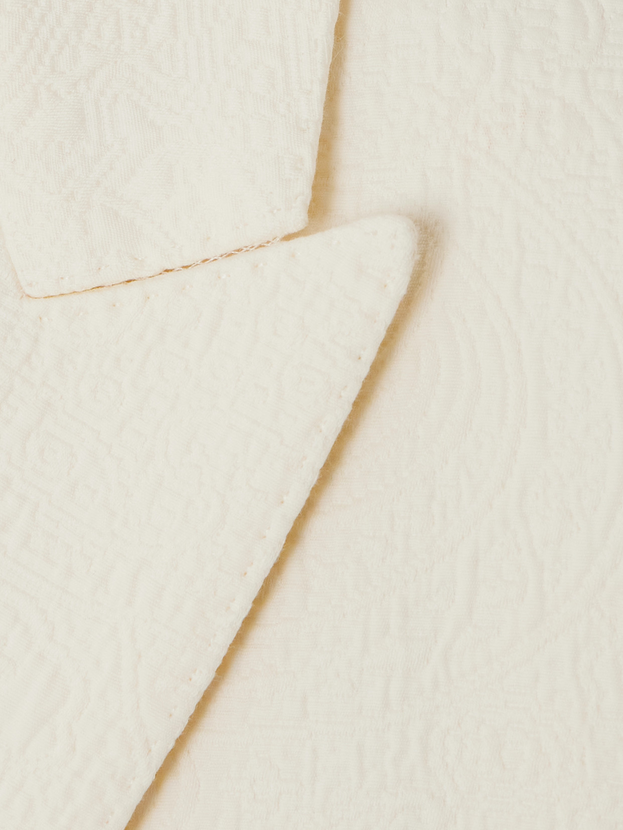 Chloé Chloe Cream Hemp Blend Blazer In White