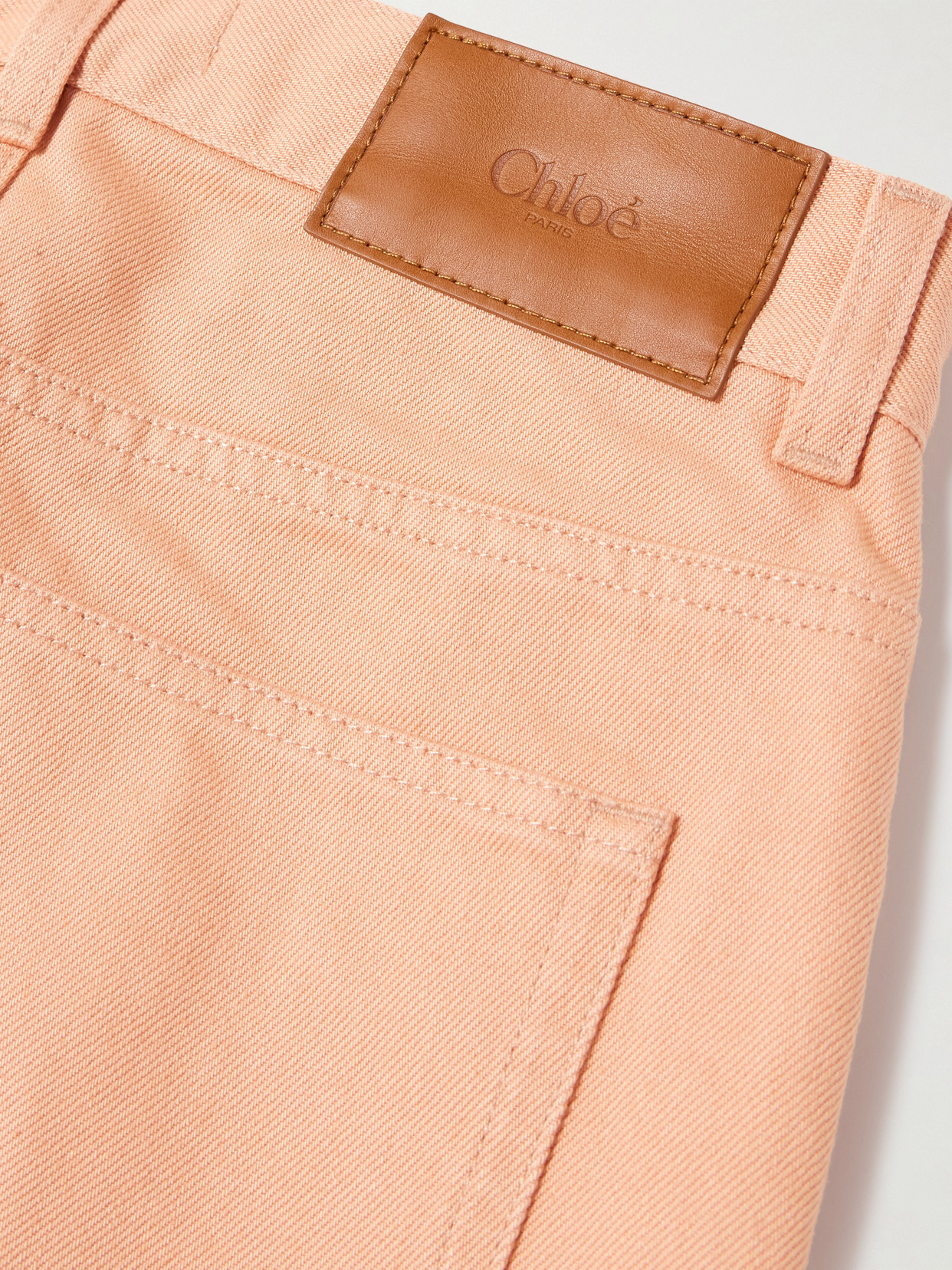 Chloé - Embellished High-Rise Straight-Leg Jeans