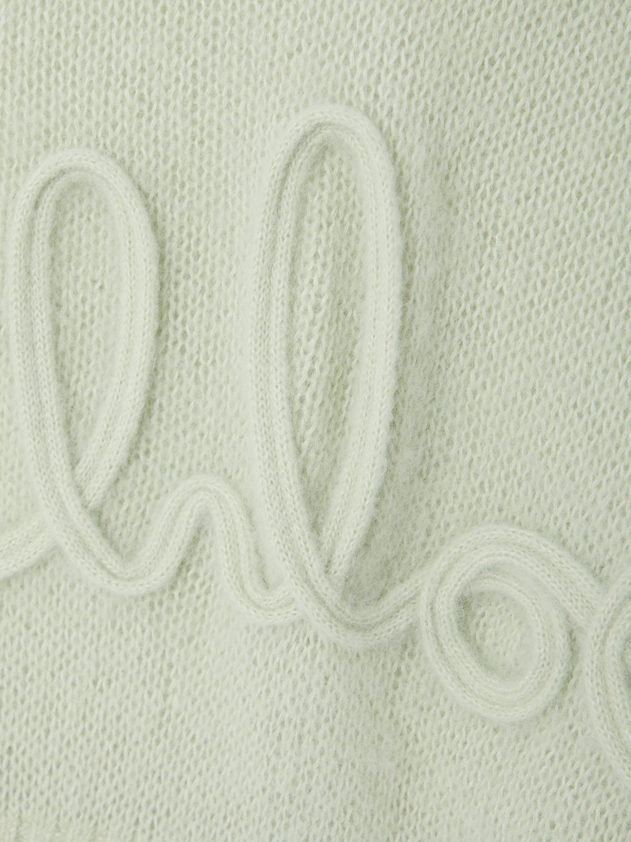 Chloé Maglione In Misto Alpaca Verde Pastello Donna In Green