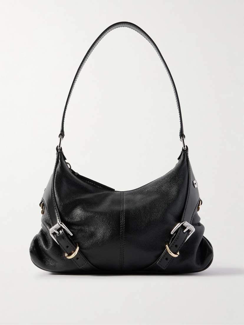 Givenchy Voyou Small Textured-leather Shoulder Bag