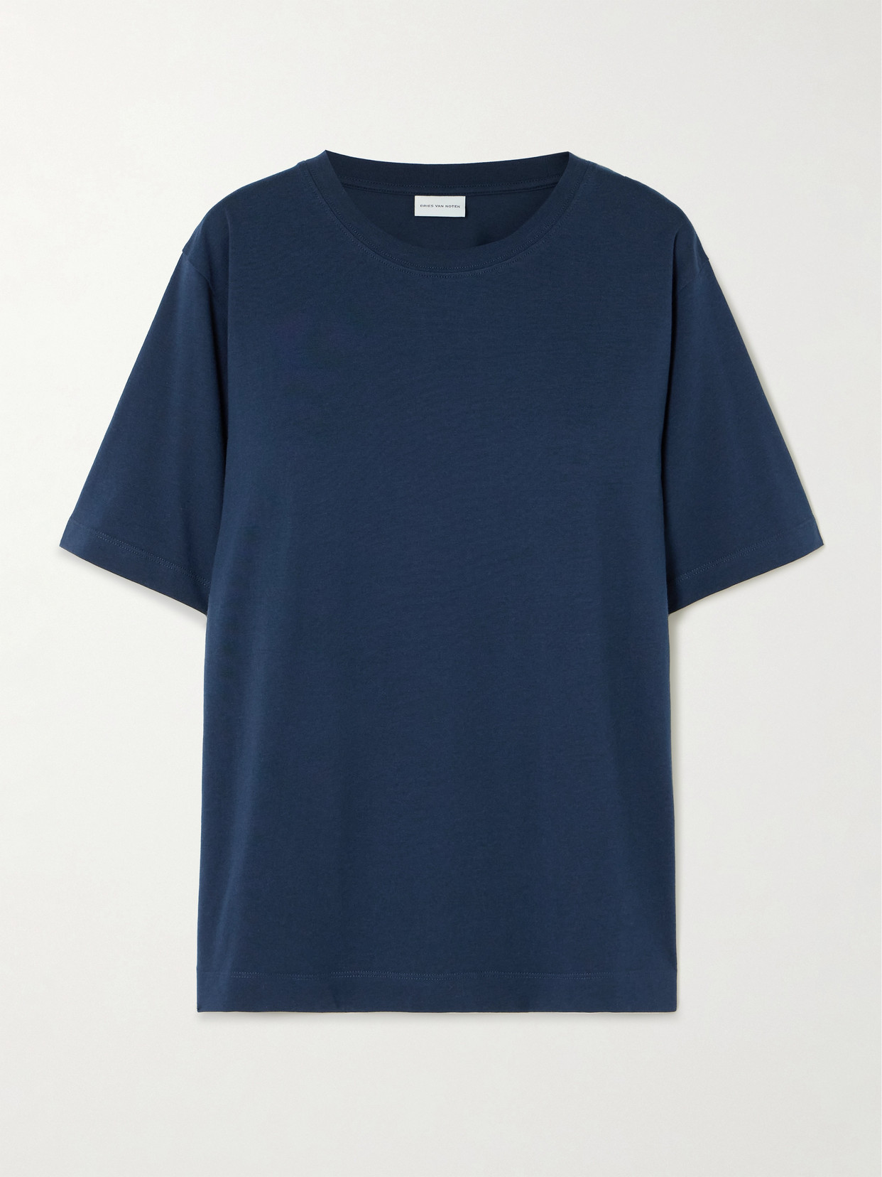 Dries Van Noten Oversized Cotton-jersey T-shirt In Blue