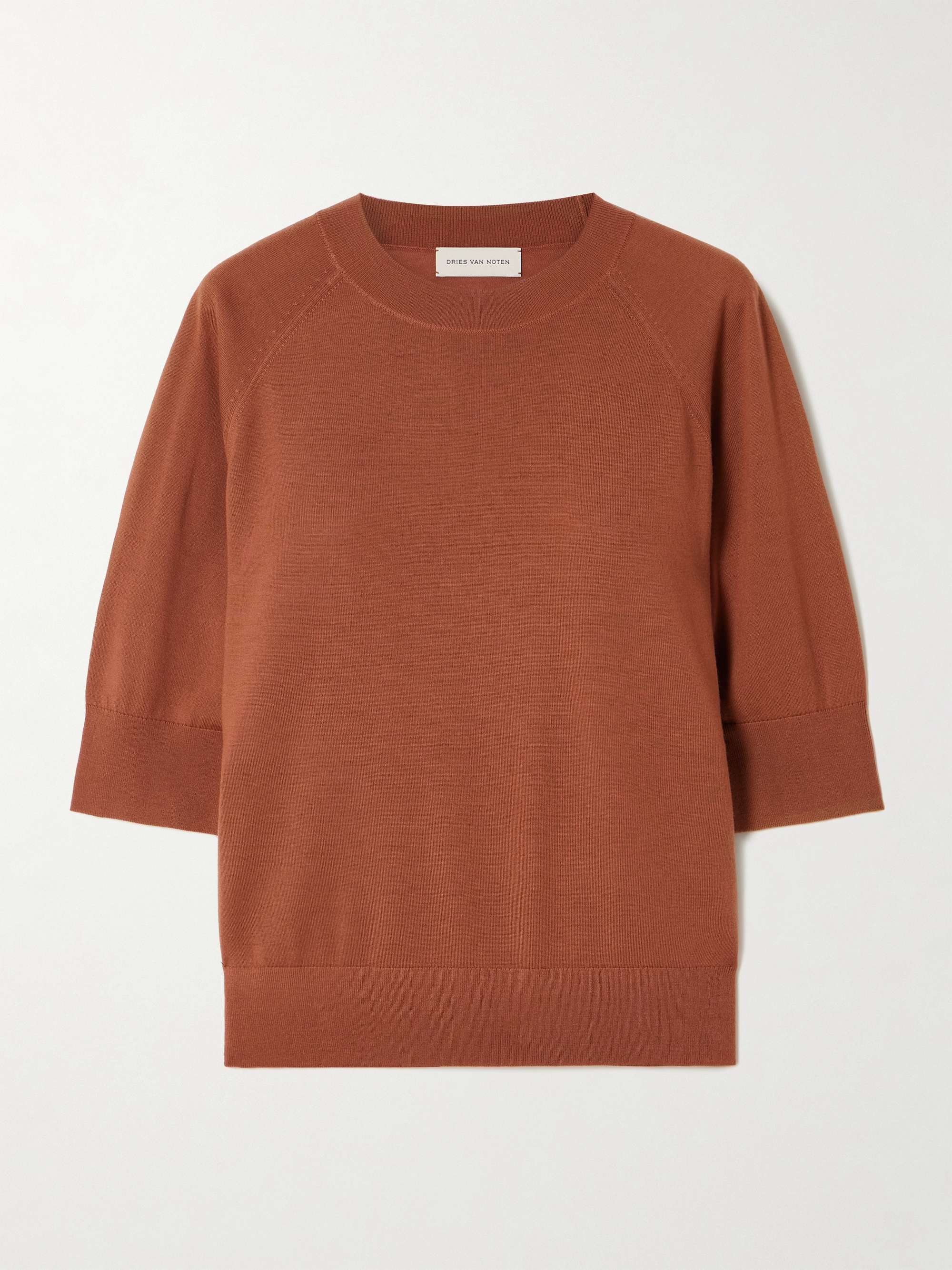 DRIES VAN NOTEN Merino wool sweater | NET-A-PORTER
