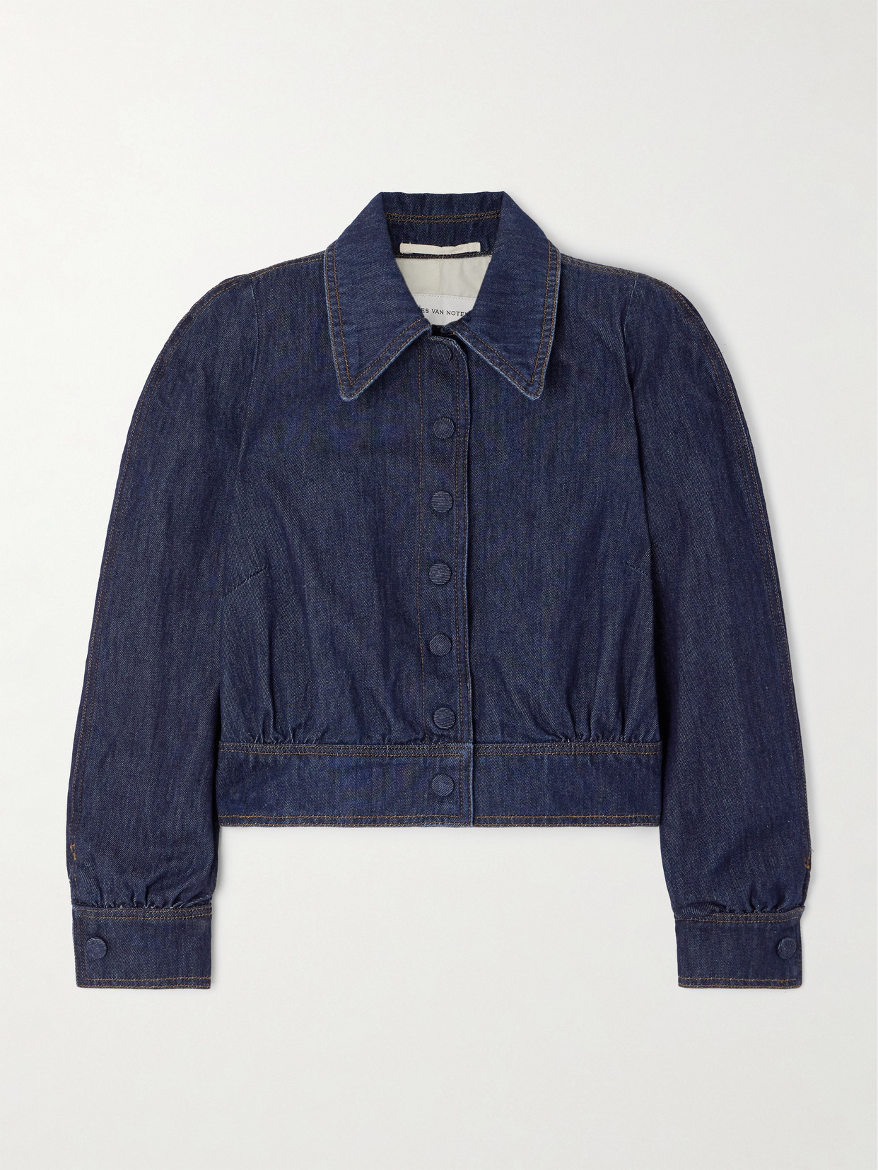 DRIES VAN NOTEN CROPPED DENIM JACKET