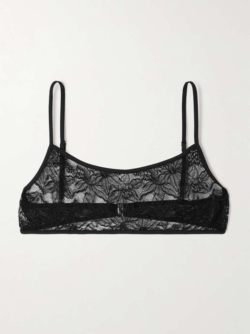 Dries Van Noten Floral Stretch-lace Bralette