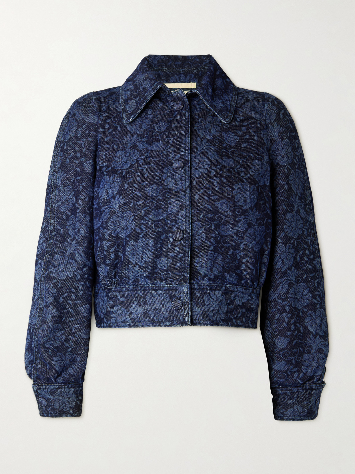 DRIES VAN NOTEN CROPPED DENIM JACKET