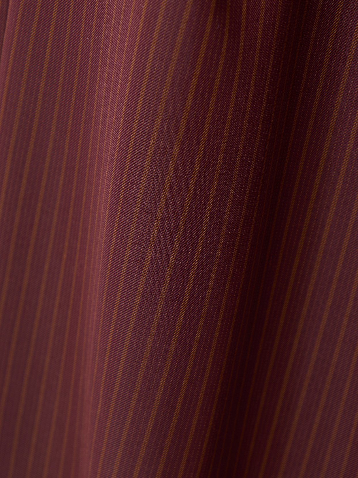 Dries Van Noten Belted Pinstriped Wool-blend Wide-leg Pants In Burgundy
